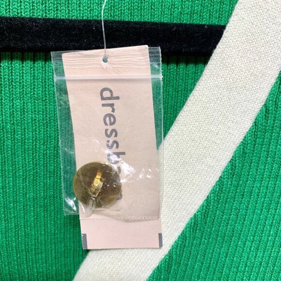 VTG Y2K Dress Barn Womens Long Sleeve Button Up Cardigan Sweater Green Sz M NWT - Picture 3 of 11